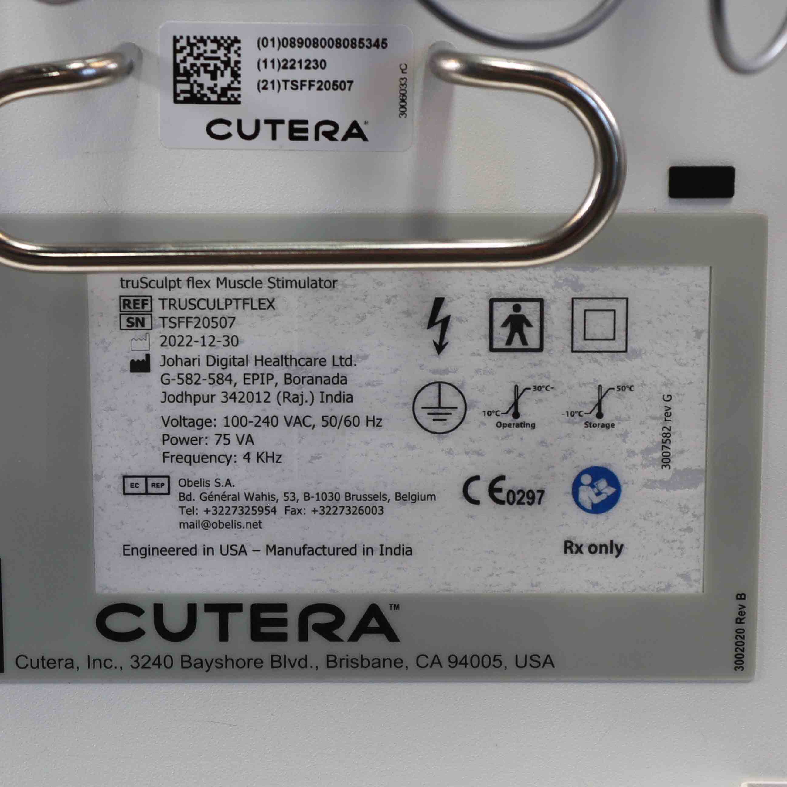 2024 Cutera TruSculpt Flex Muscle Stimulator Firming Toning System