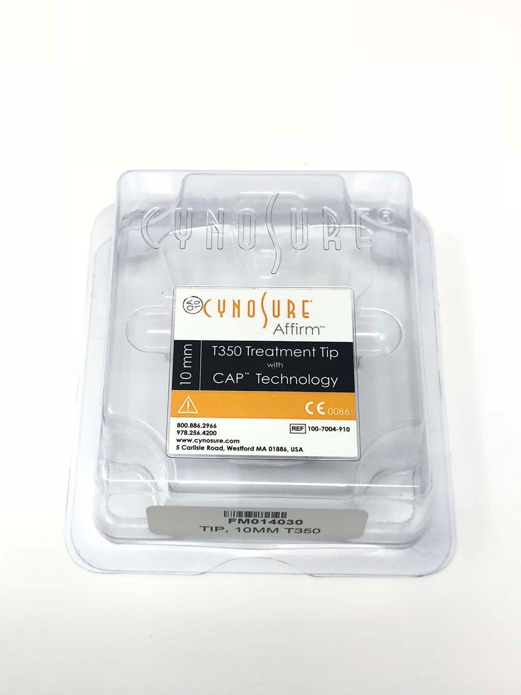 CynoSure Affirm Laser CAP T350 Fractional Lens Treatment Tip 10 mm 100-7004-910