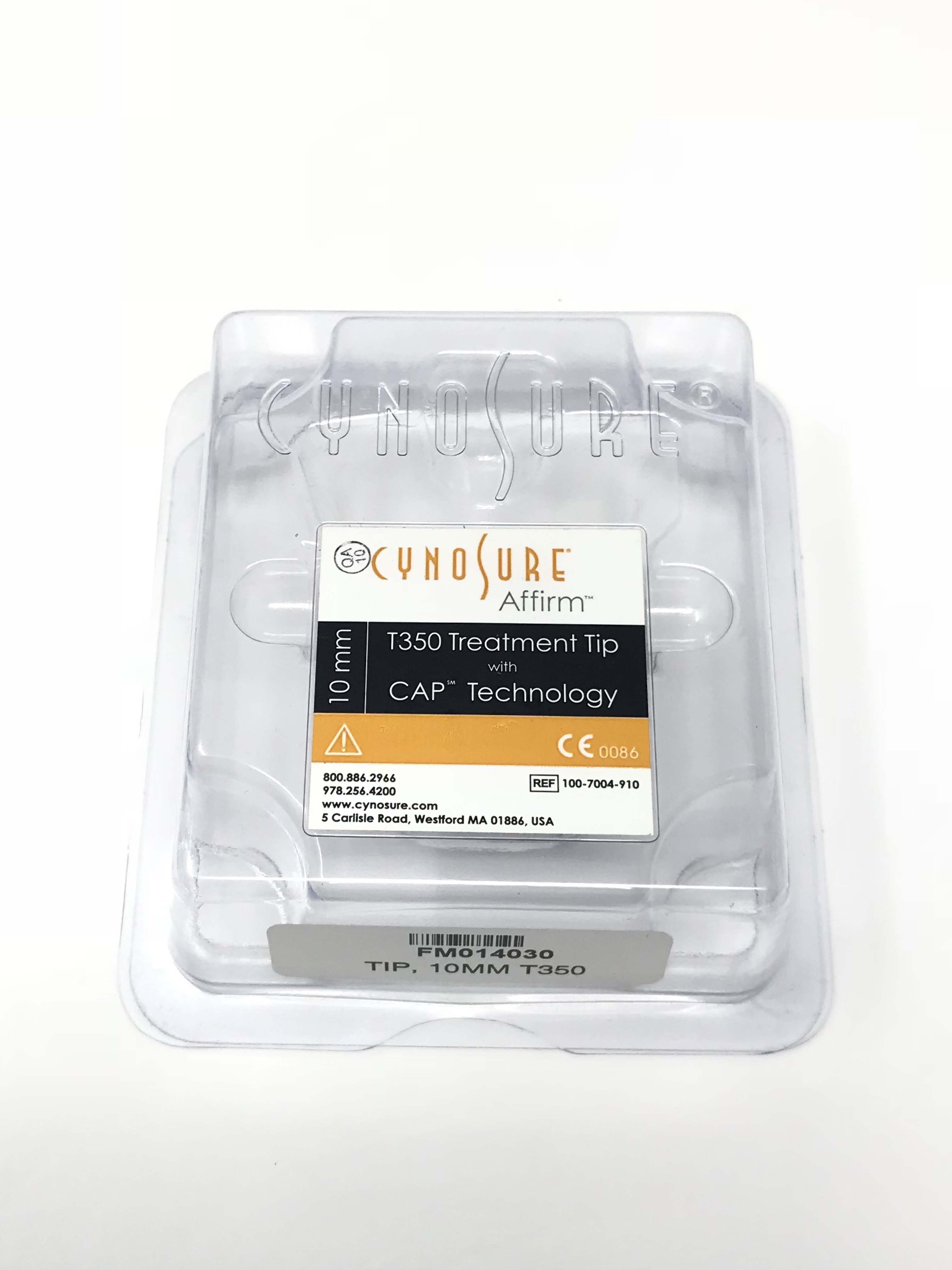 CynoSure Affirm Laser CAP T350 Fractional Lens Treatment Tip 10 mm 100-7004-910
