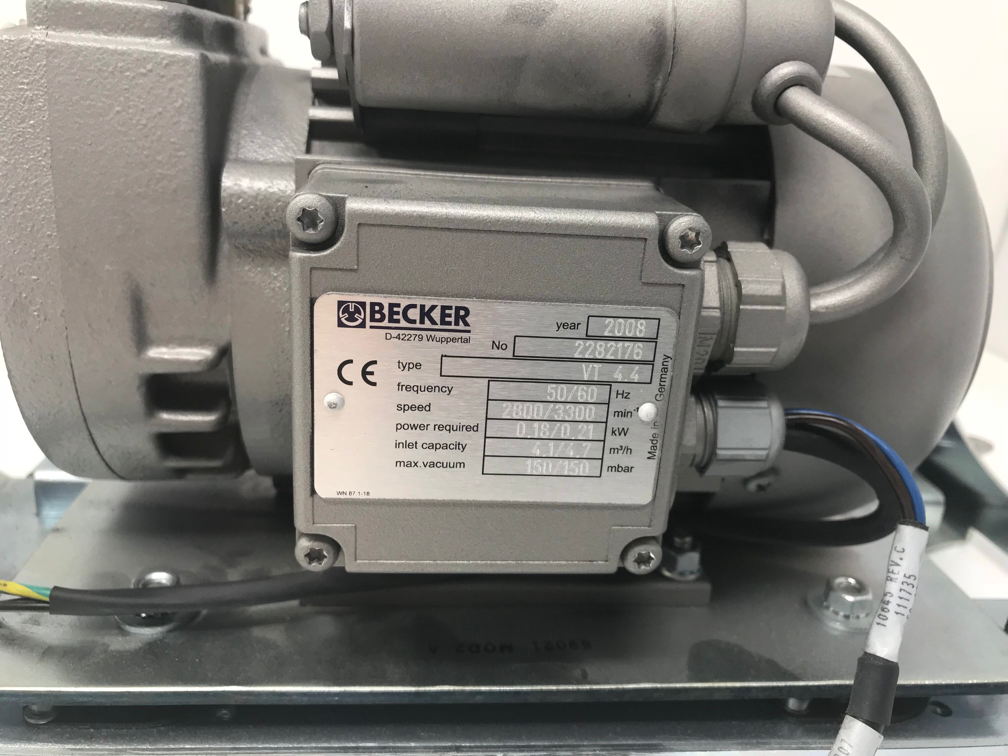CynoSure Eleme Smoothshapes Cooling System Coolant Becker Vacuum Pump VT 4.4