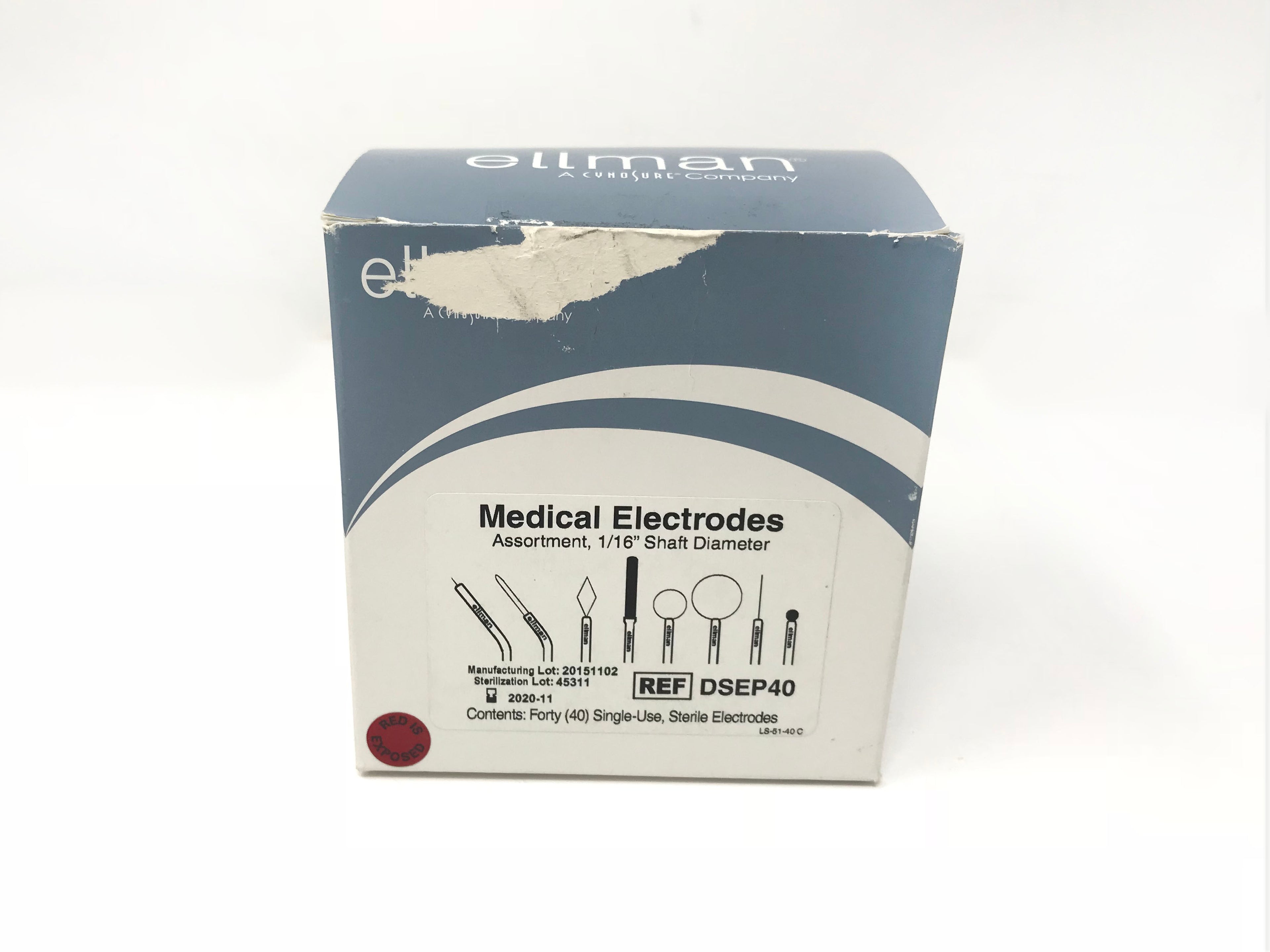 CynoSure Ellman Pelleve RF DSEP40 1/16" Shaft Assorted Electrodes B1D 34 Count