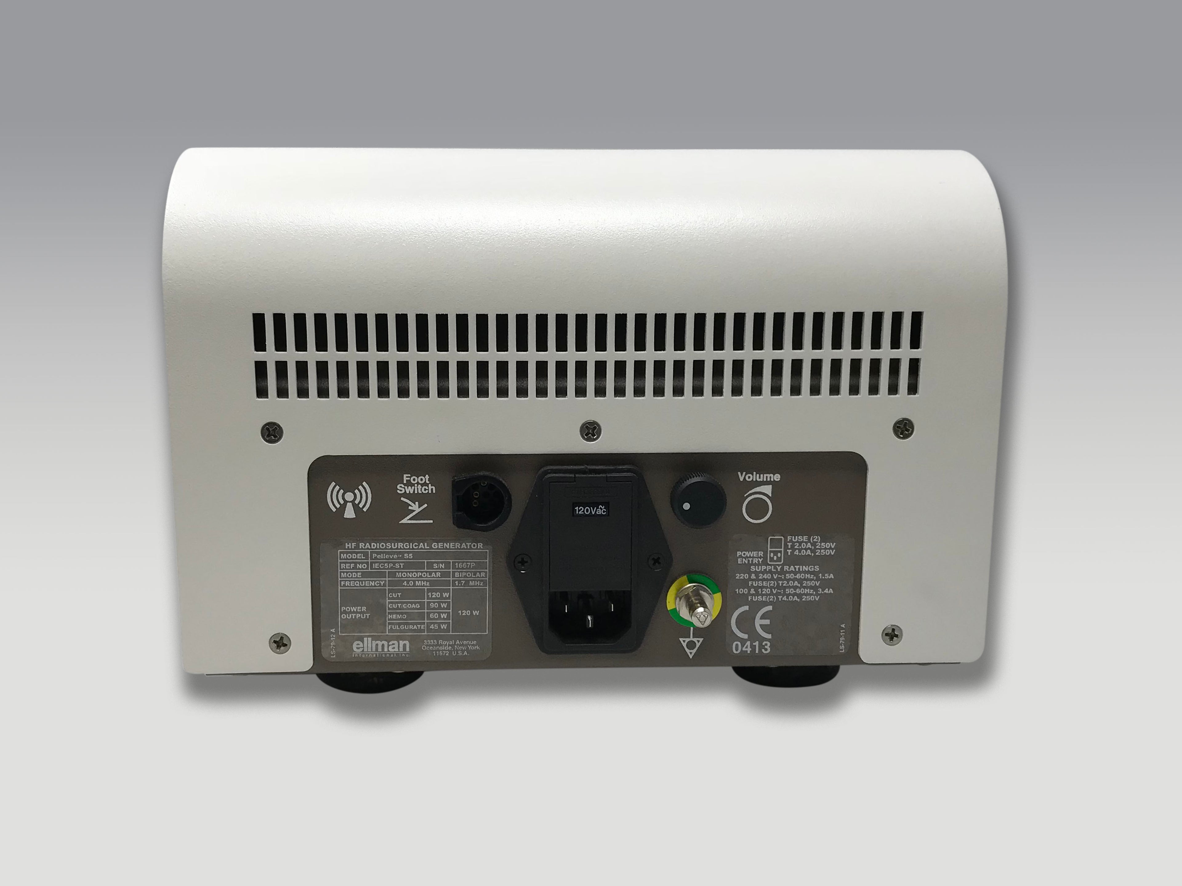 CynoSure Ellman Pelleve S5 Radio Frequency RF Generator Wrinkle Reduction & Cart