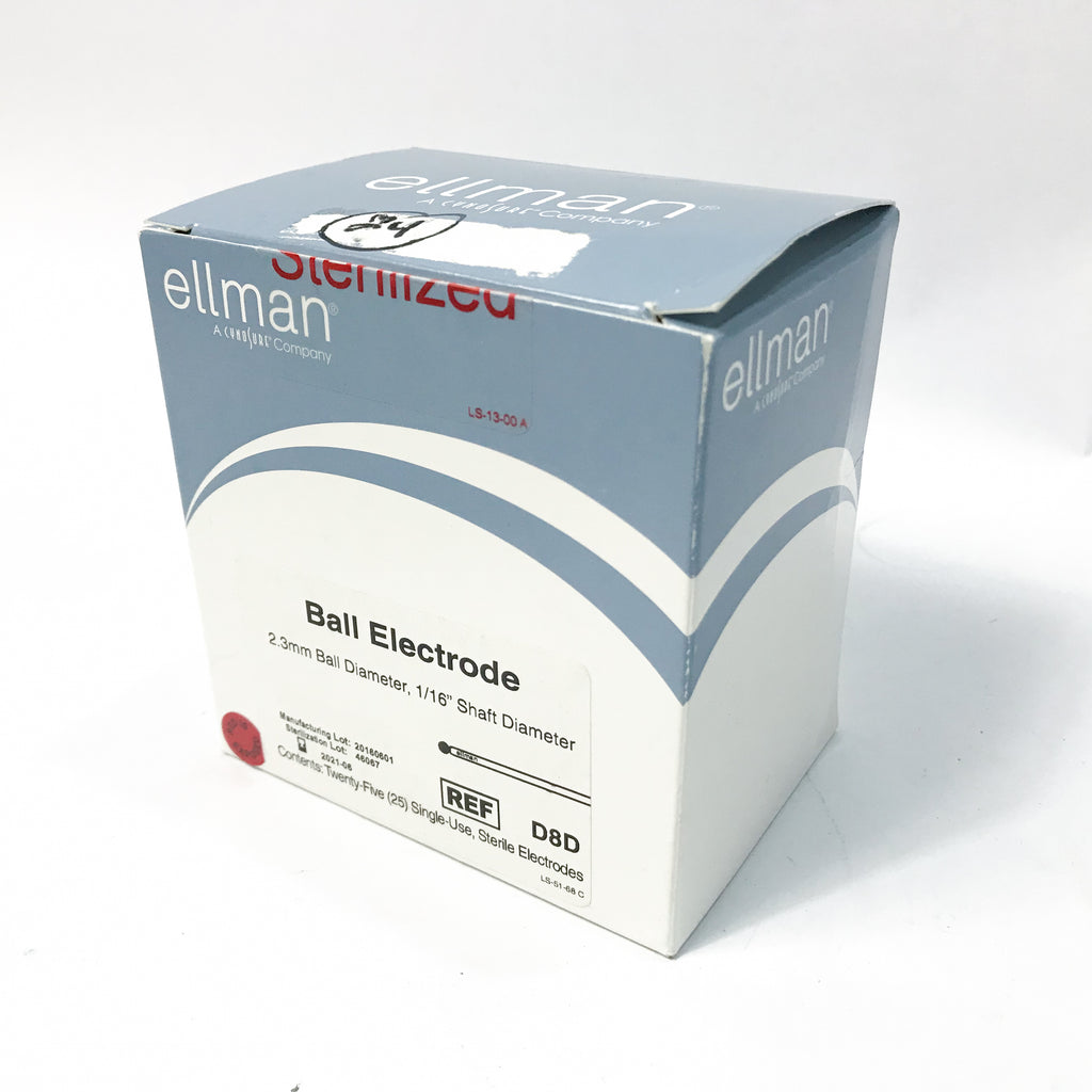 CynoSure Ellman Various Electrode Tips LOOP B2D, B1D PIN 133D WIRE A8D BALL D8D