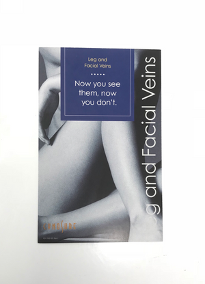 CynoSure Leg / Facial Vein Cosmetic Laser Treatment Marketing Booklet 45-Pack