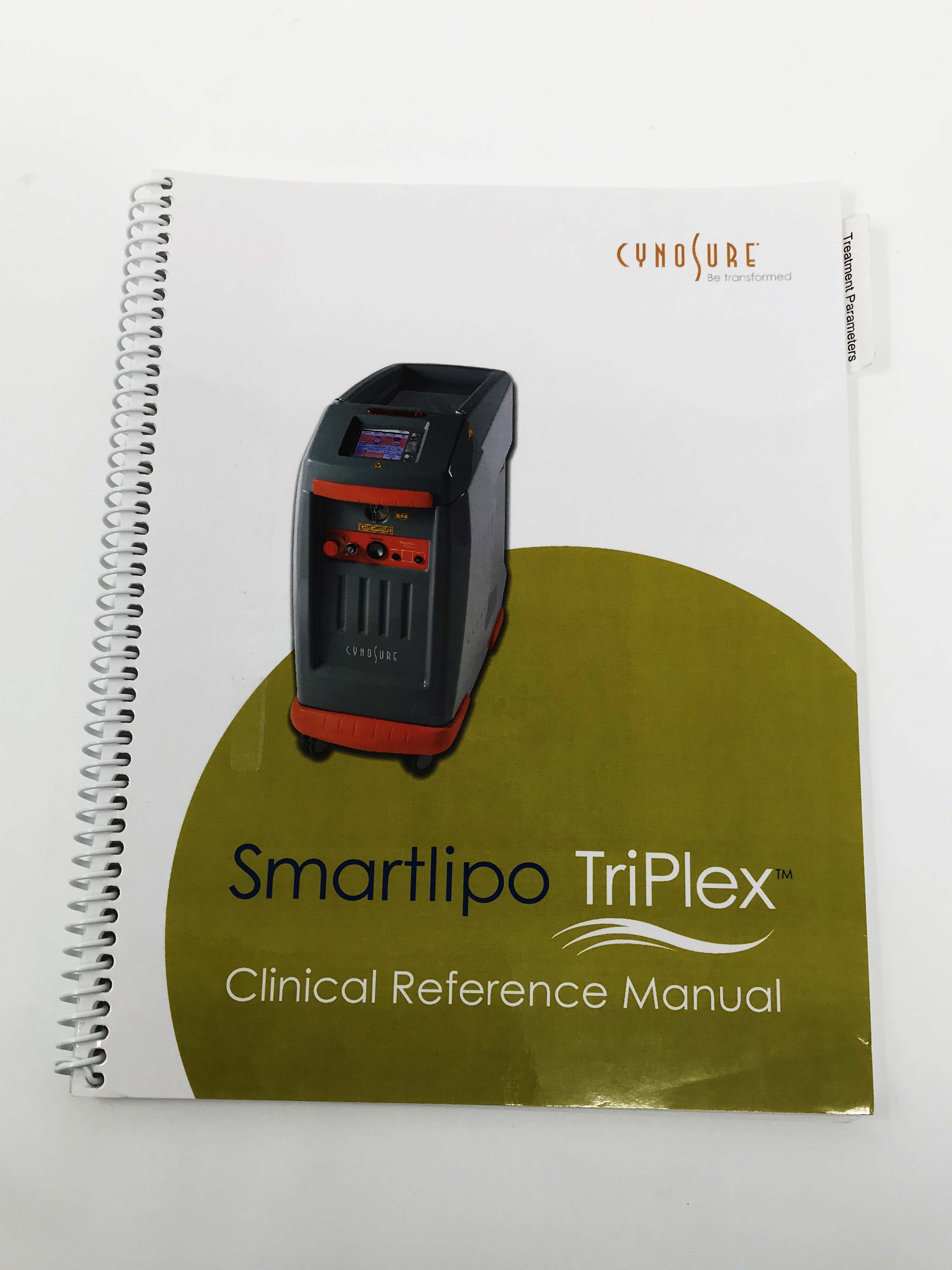 CynoSure SmartLipo TriPlex Laser Clinical Reference Treatment Parameters Manual