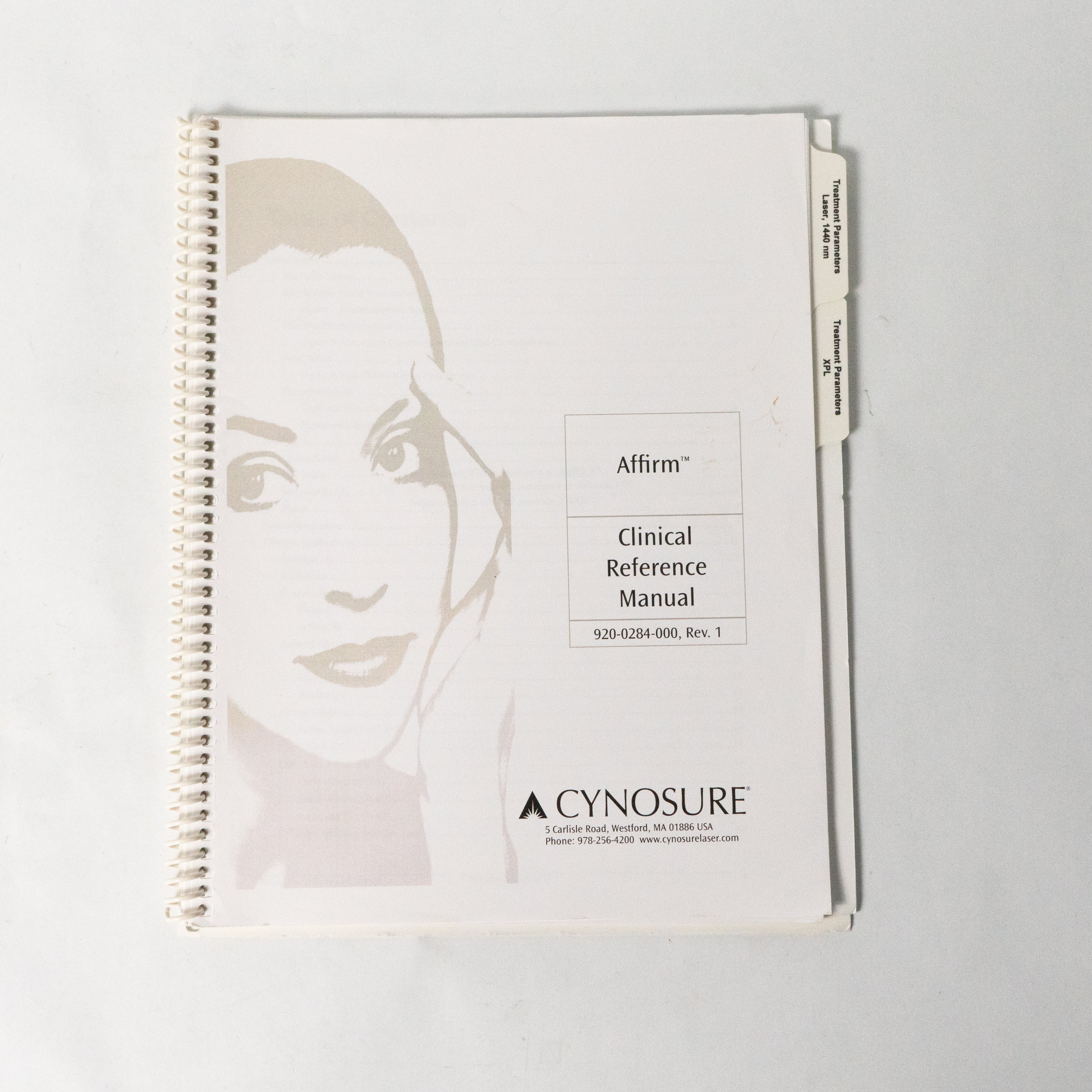 Cynosure AFFIRM Operator & Clinical Reference Manuals * 850-1072-020 920-284-000