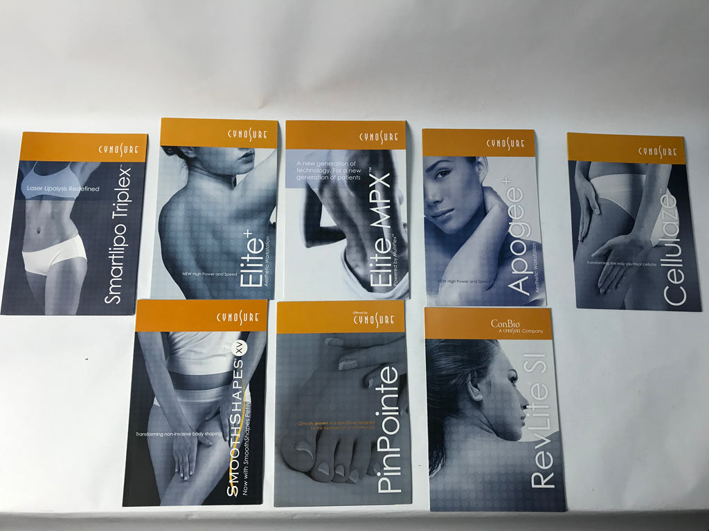 Cynosure Aesthetic Laser Platforms Line Sales Marketing Pamphlet Brochures