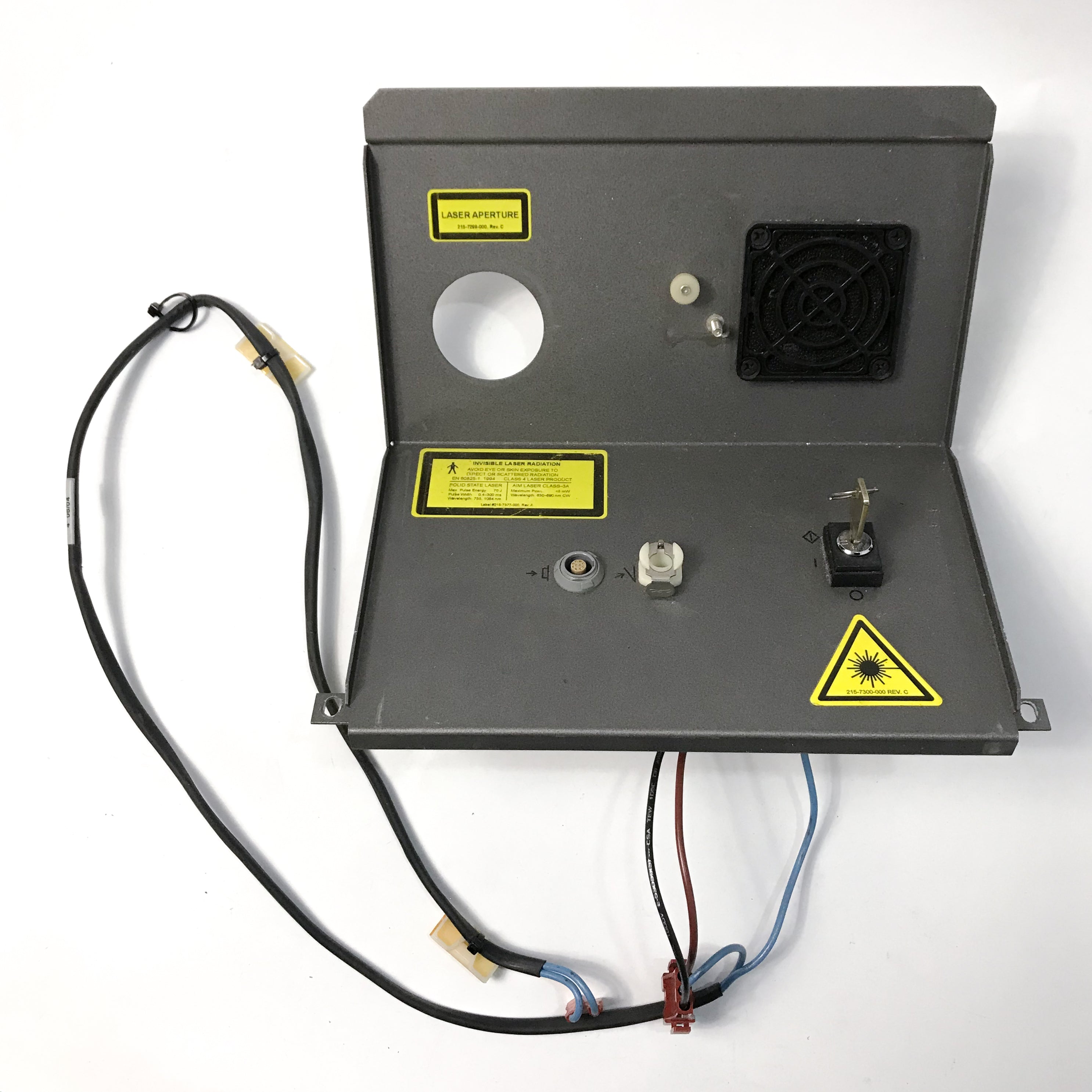 Cynosure Apogee Elite ELNL Laser REAR PANEL CONTROL MODULE * PARTS AS-IS W/ KEY