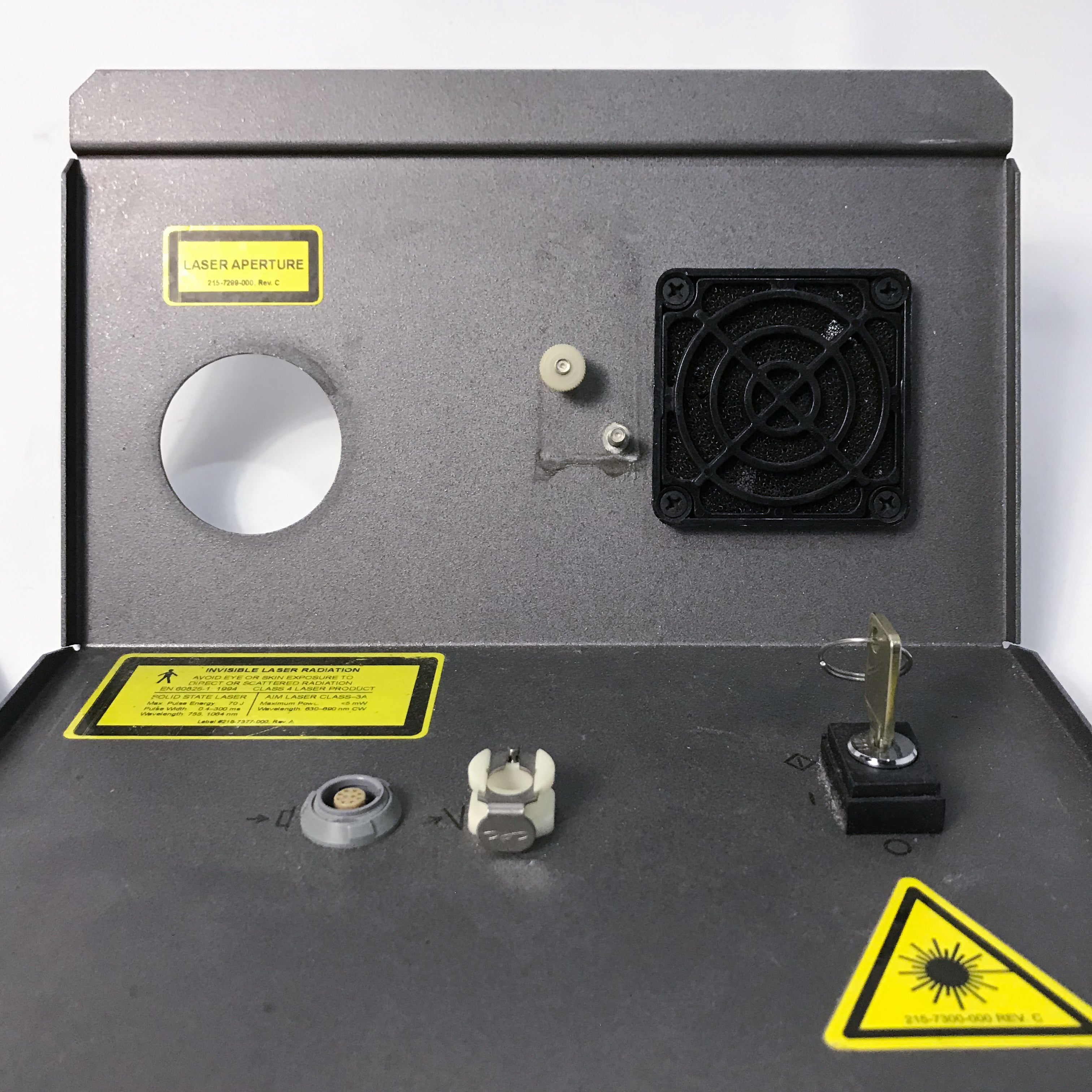 Cynosure Apogee Elite ELNL Laser REAR PANEL CONTROL MODULE * PARTS AS-IS W/ KEY