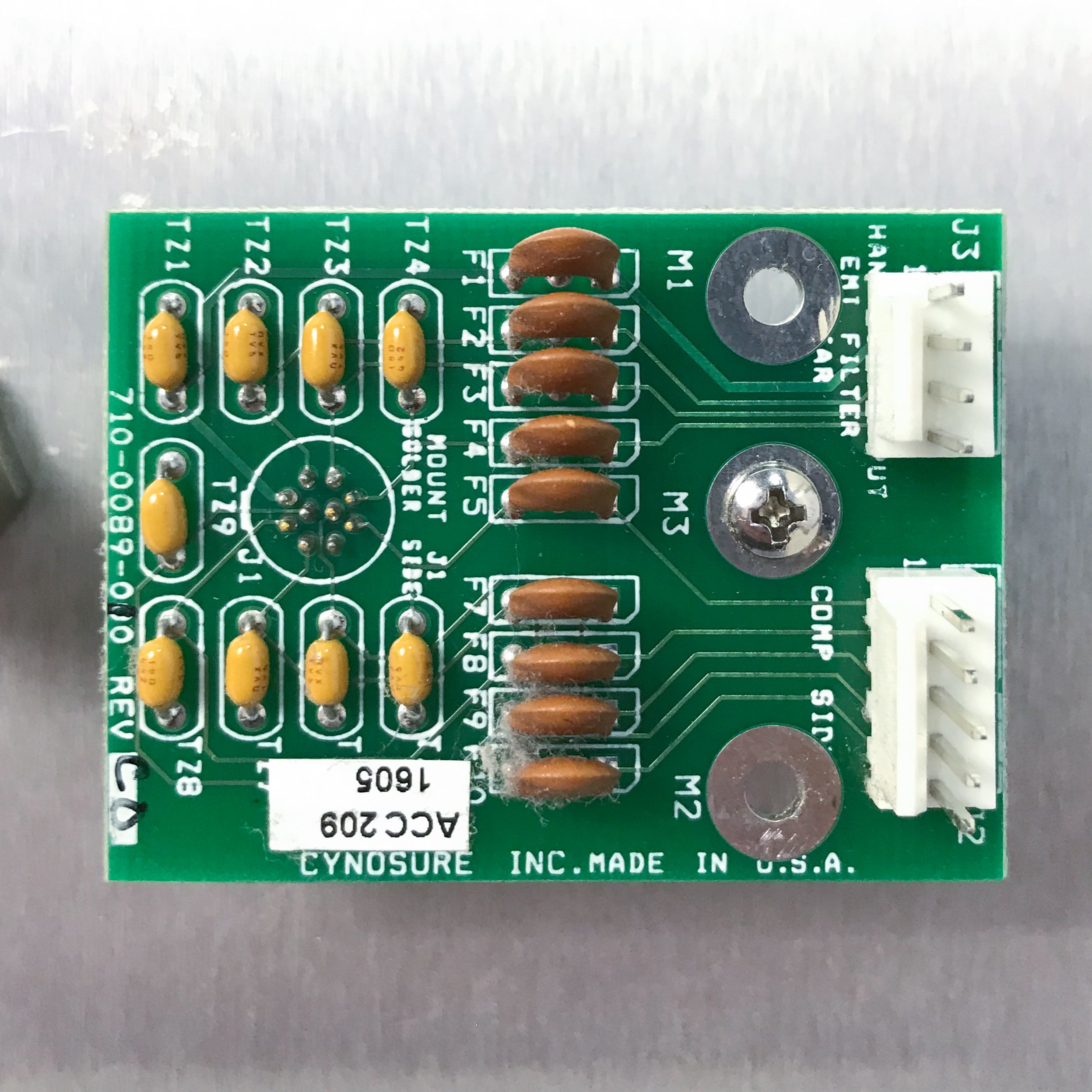 Cynosure Apogee Elite ELNL Laser REAR PANEL CONTROL MODULE * PARTS AS-IS W/ KEY