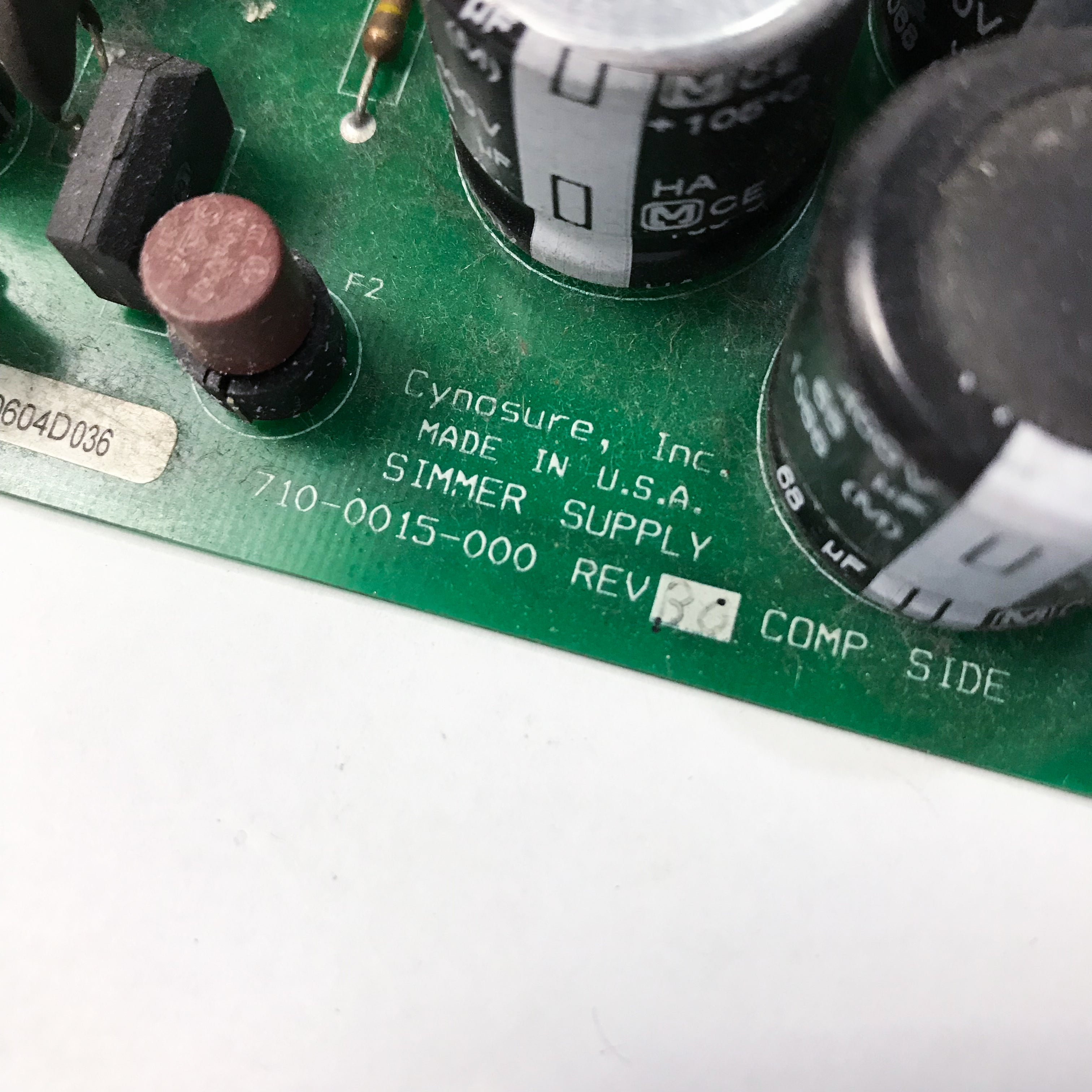 Cynosure Apogee Elite ELNL Laser SIMMER SUPPLY P/N: 710-0015-000 PARTS UNIT