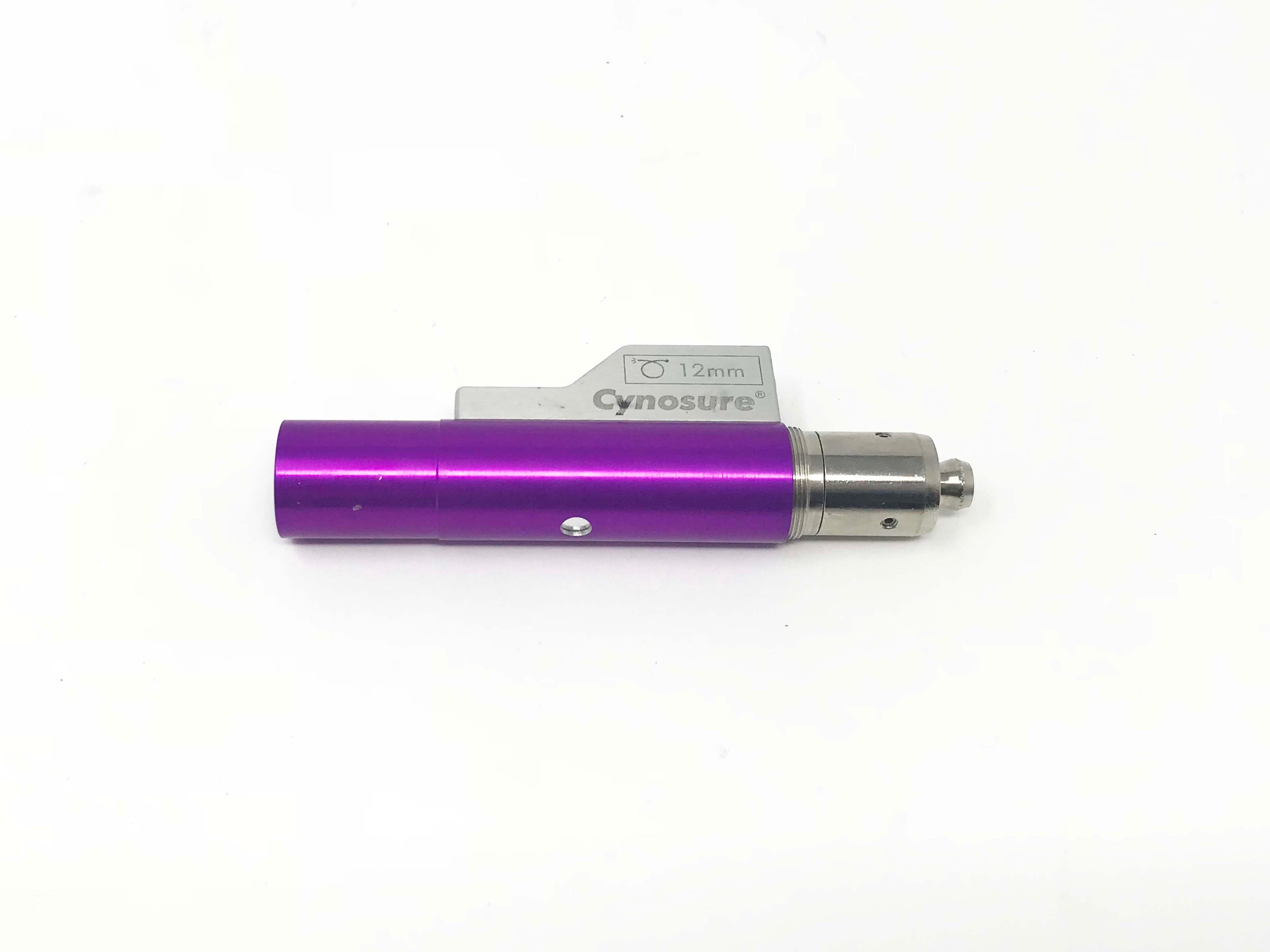 Cynosure Apogee Elite Laser Handpiece Optics 12mm Lens Cartridge Purple PARTS