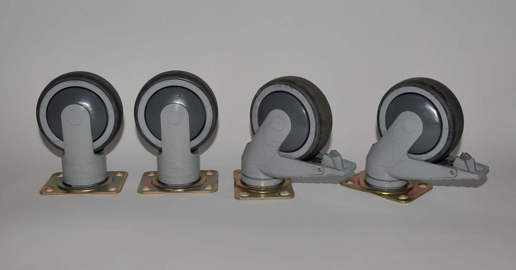 Cynosure Apogee Elite Laser CASTER WHEELS (Set x4 Pcs) Fixed Swivel Castors