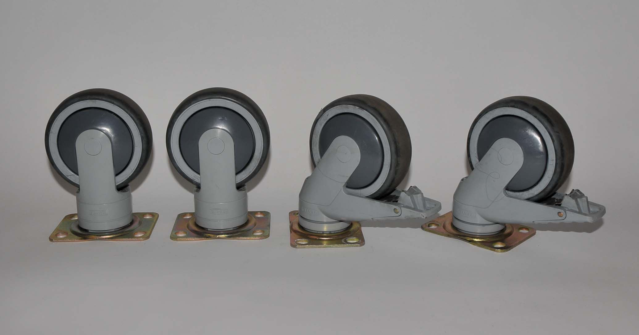 Cynosure Apogee Elite Laser CASTER WHEELS (Set x4 Pcs) Fixed Swivel Castors