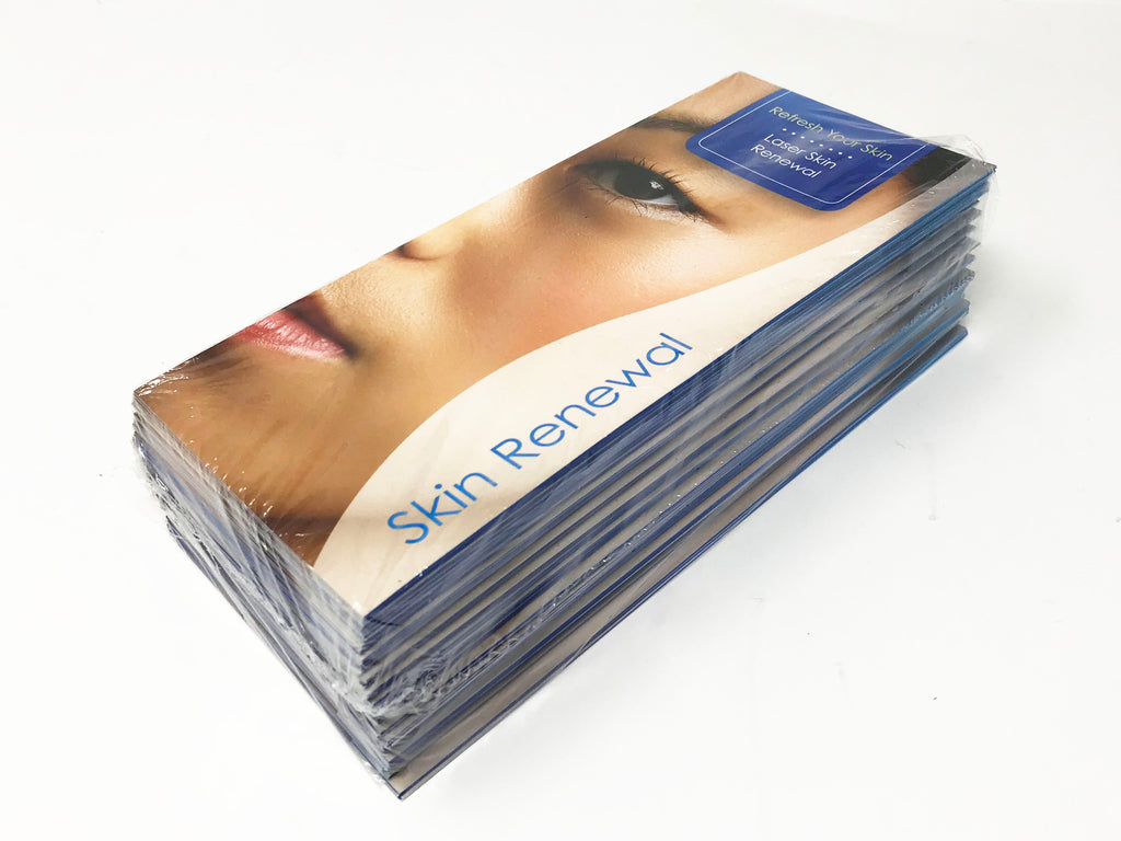 Cynosure Elite Laser Skin Renewal Patient Marketing Brochure Pamphlet 100 Pack