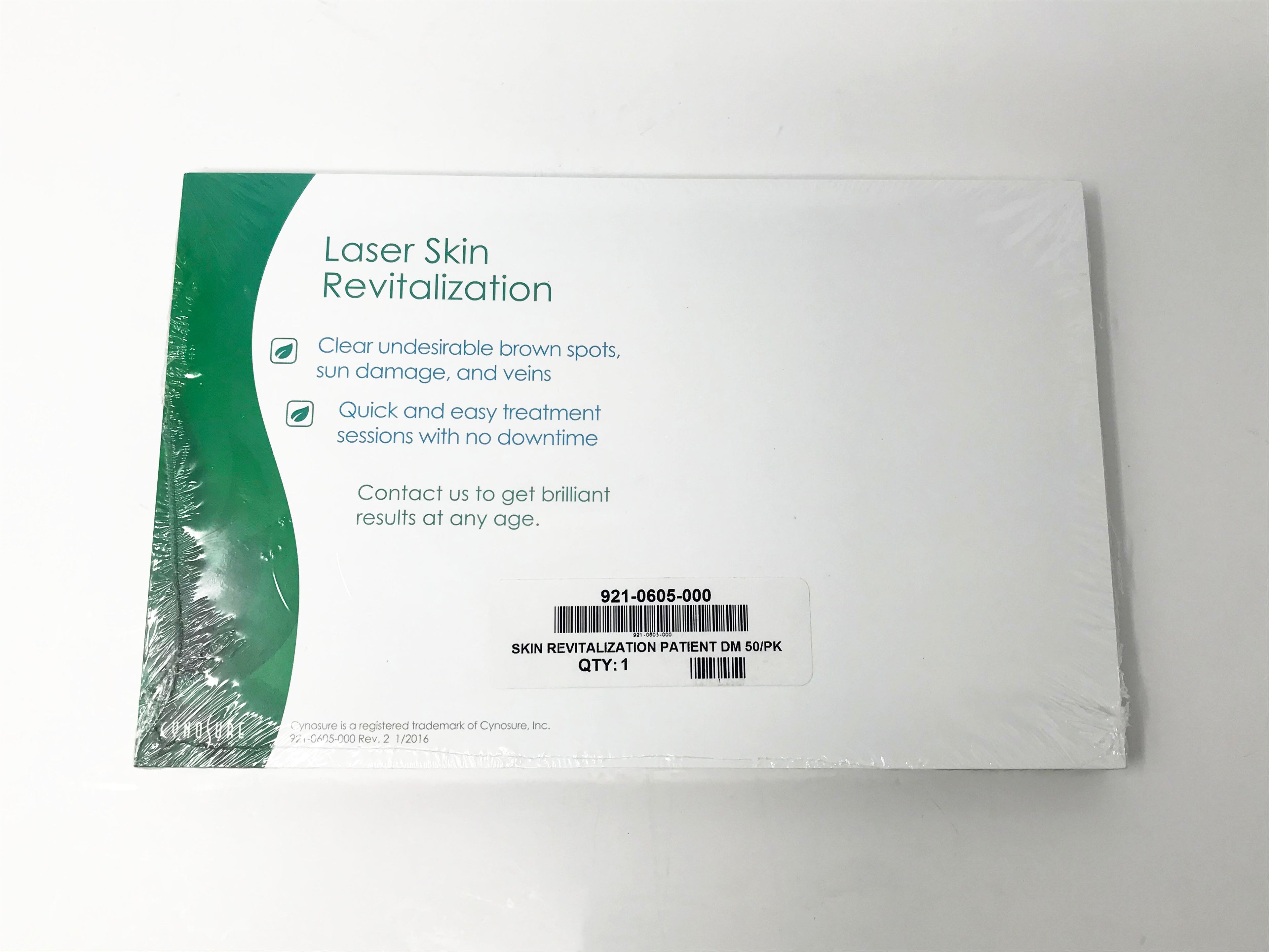 Cynosure Elite Laser Skin Revitalization Patient Marketing Flyer Pamphlet 50Pack
