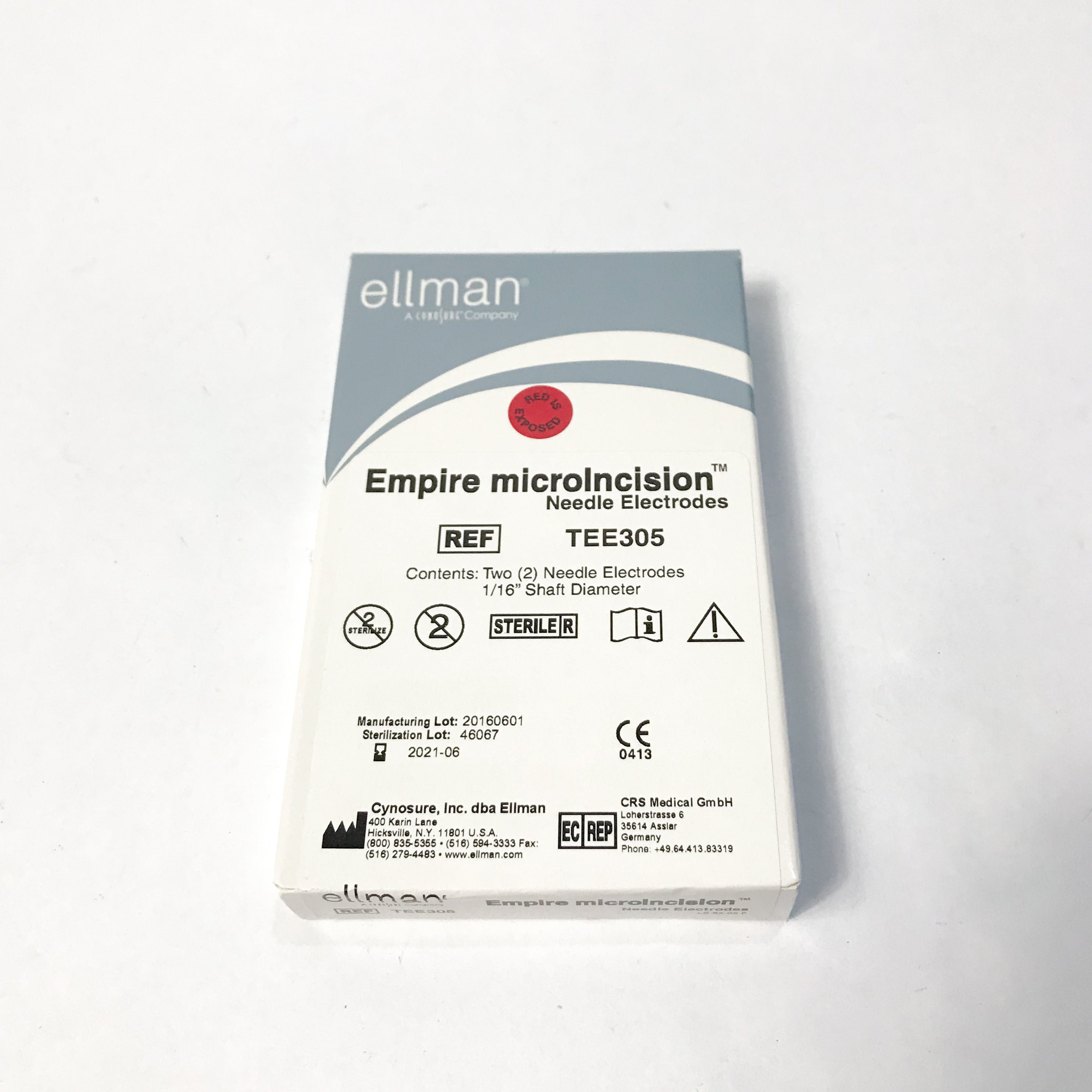 Cynosure Elllman EMPIRE MICROINCISION Needle Electrodes (Two in Box) TEE305