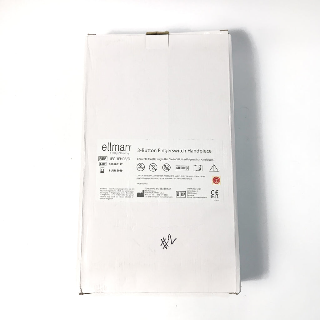 Cynosure Ellman 3-Button Fingerswitch Handpiece *BOX OF 10 UNITS* IEC-3FHPB/D