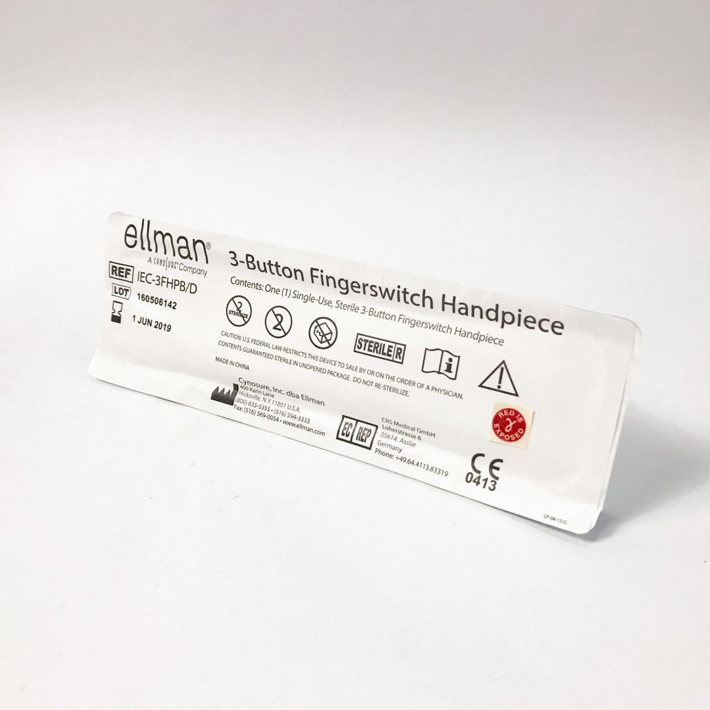 Cynosure Ellman 3-Button Fingerswitch Handpiece *BOX OF 10 UNITS* IEC-3FHPB/D