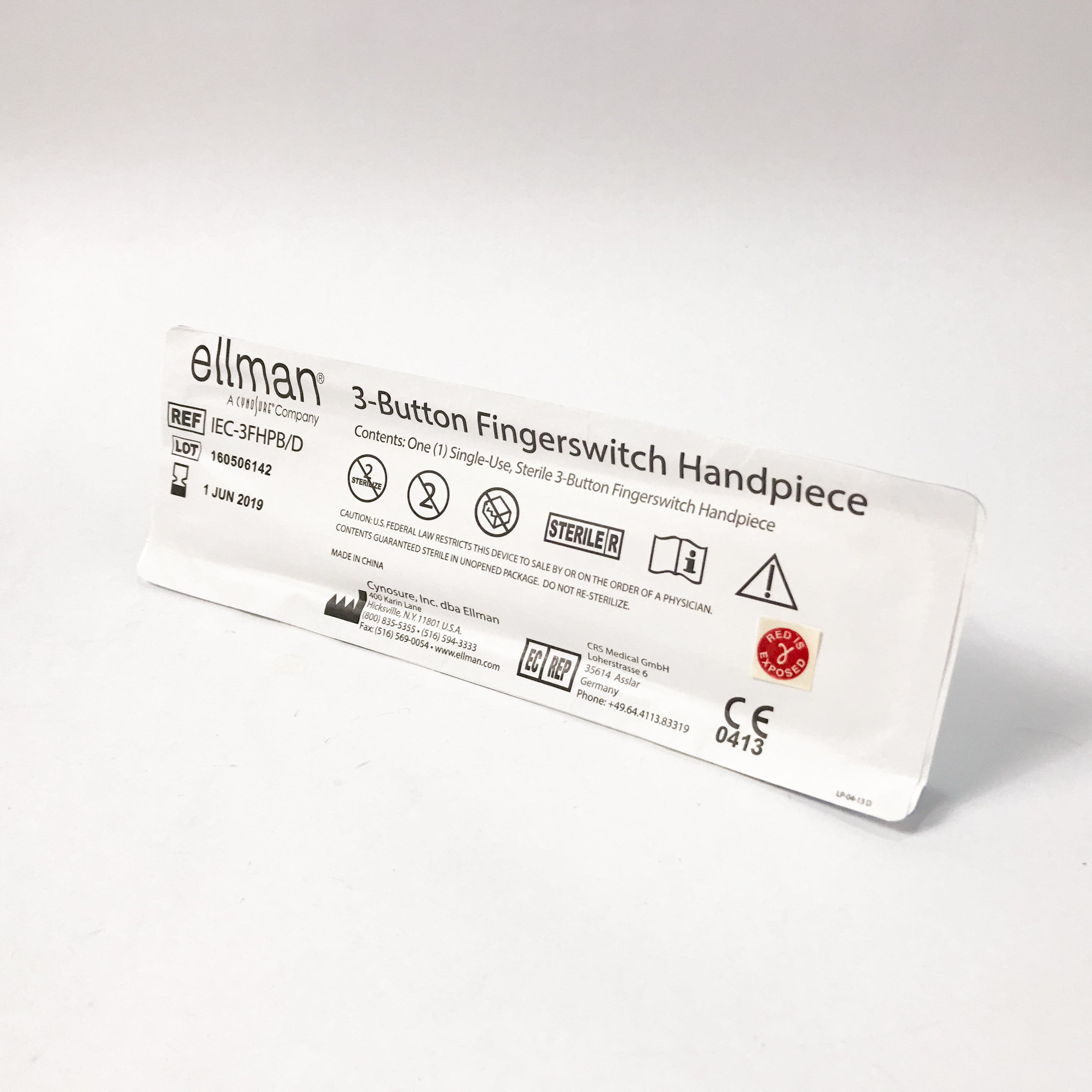 Cynosure Ellman 3-Button Fingerswitch Handpiece *BOX OF 10 UNITS* IEC-3FHPB/D