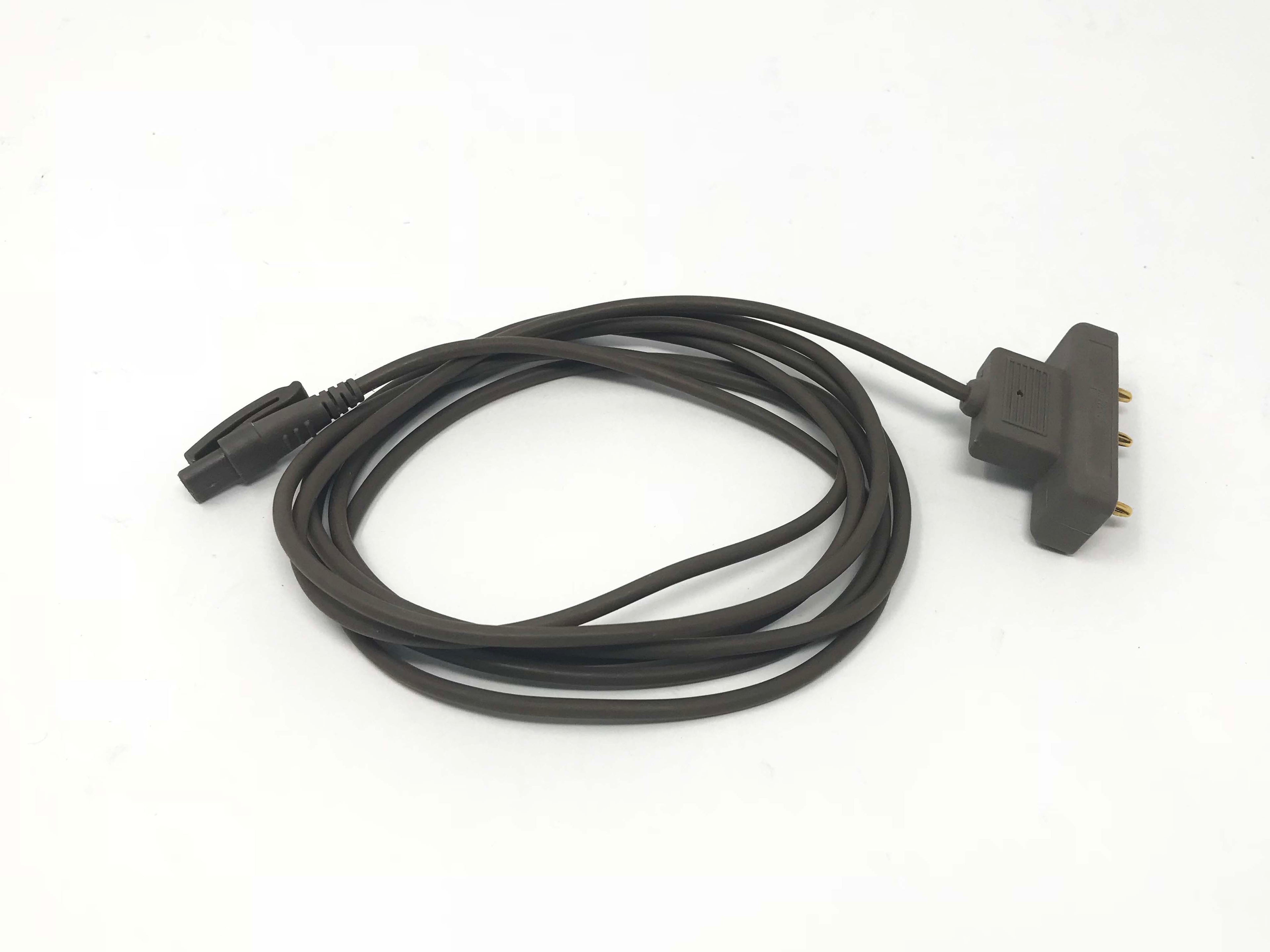 Cynosure Ellman Pelleve Quick Connect Bipolar RF Handpiece Cable 3 Prong Brown