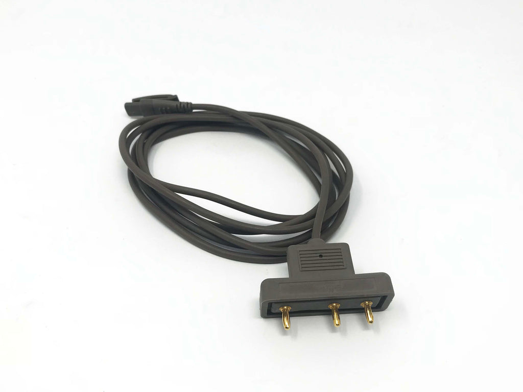 Cynosure Ellman Pelleve Quick Connect Bipolar RF Handpiece Cable 3 Prong Brown