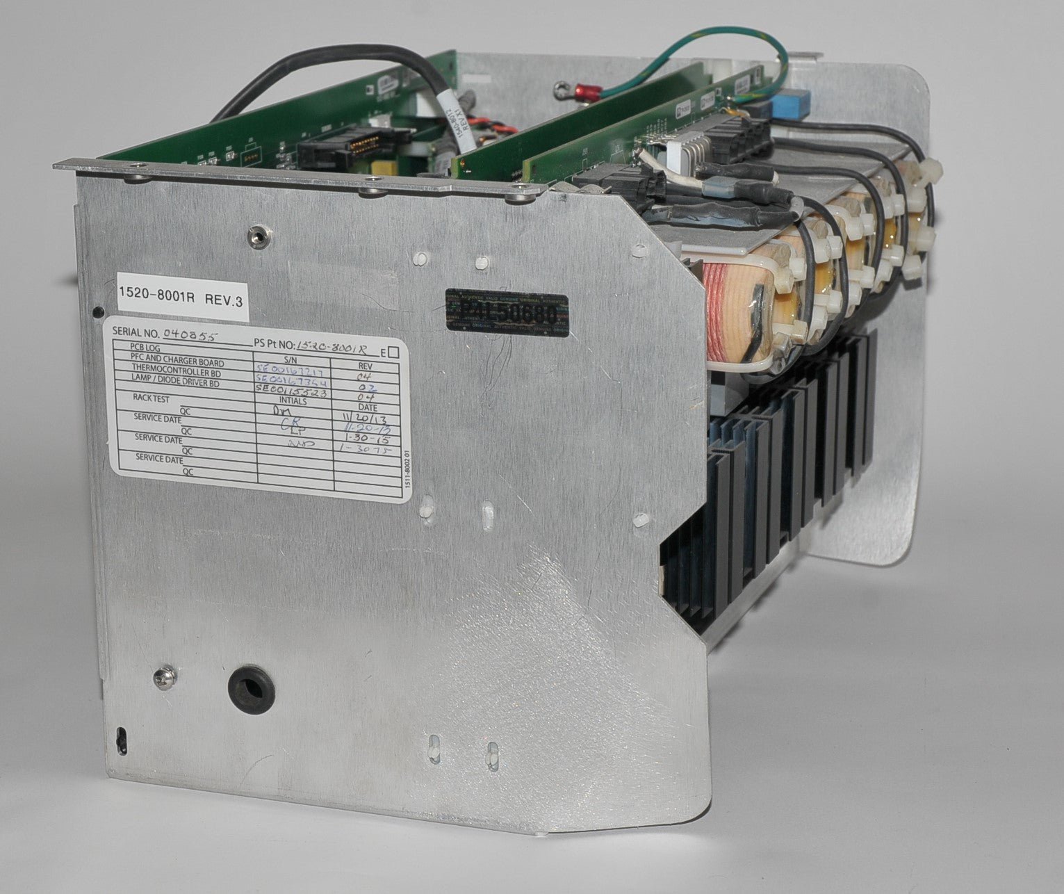 Cynosure Palomar ICON Power Supply 1520-8001R 1536-0007 TP-210-X2 * PARTS AS-IS