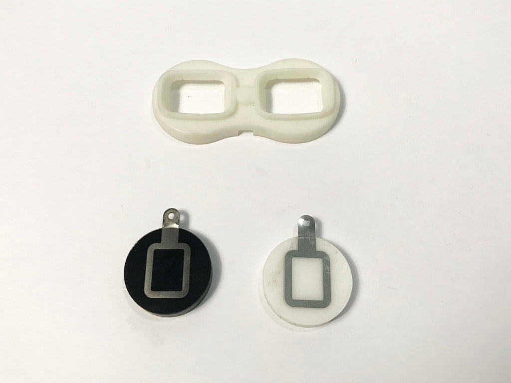 Cynosure Palomar Skintel Laser Melanin Reader Calibration Pucks & Rubber Cover