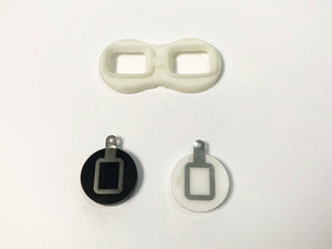 Cynosure Palomar Skintel Laser Melanin Reader Calibration Pucks & Rubber Cover