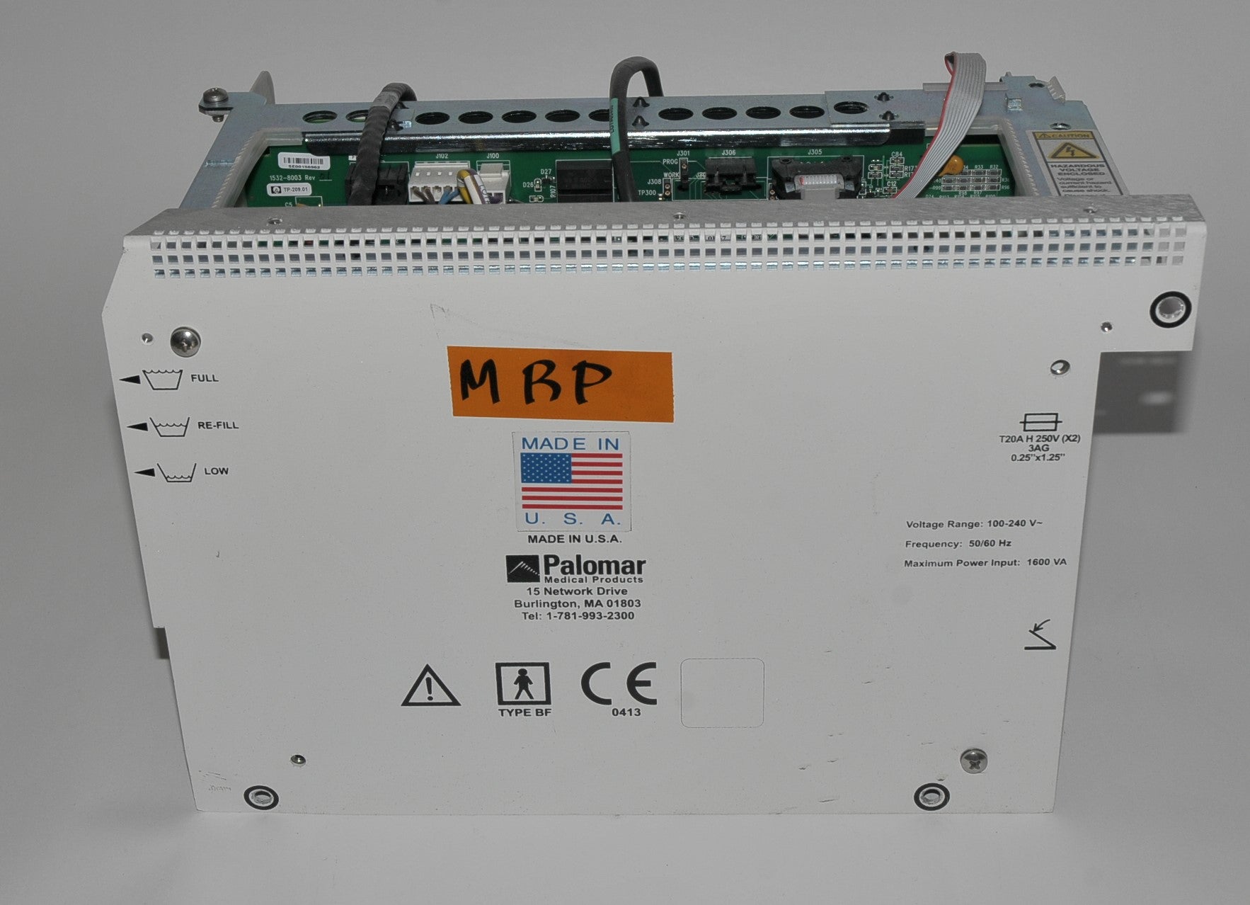 Cynosure Palomar Vectus Power Supply 1520-8001 1540-8002 Board * PARTS AS-IS