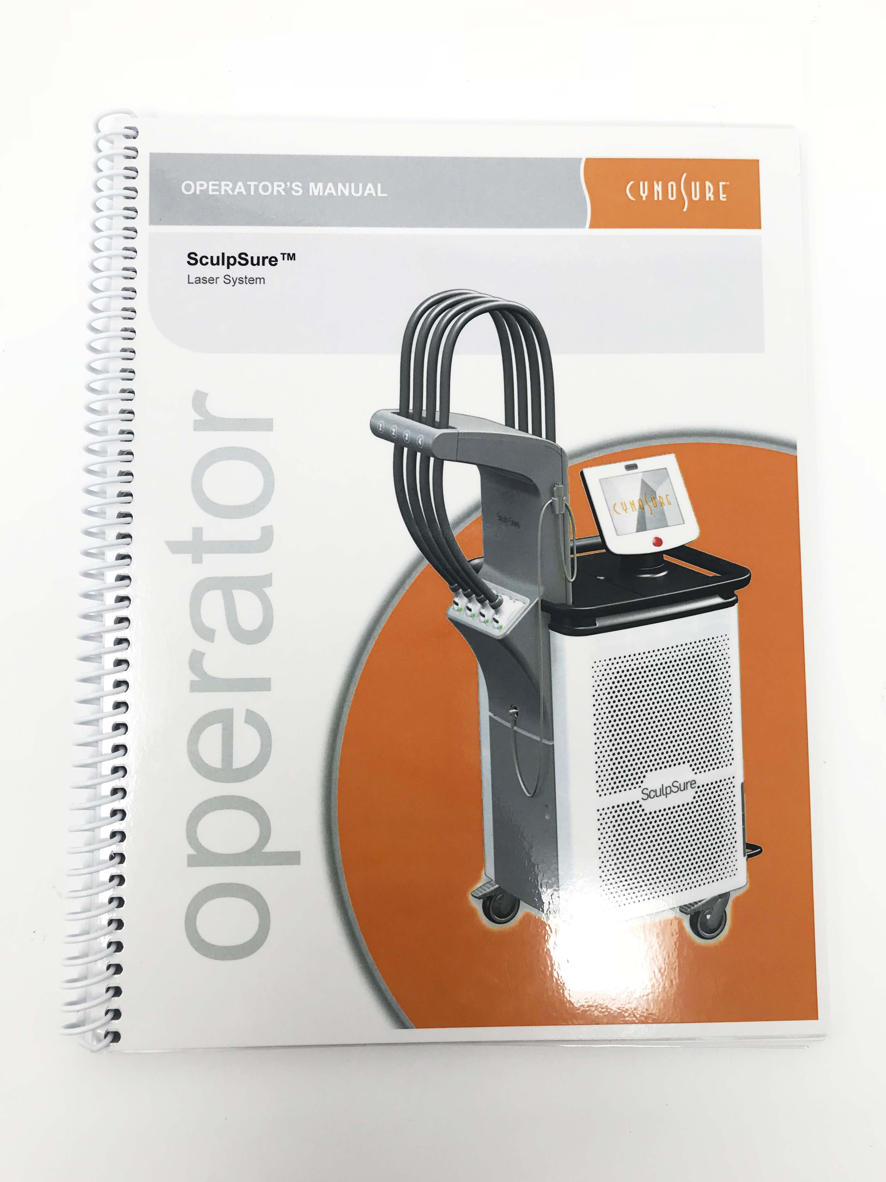 Cynosure SculpSure Submental Laser Lipolysis Body Sculpting Operators Manual