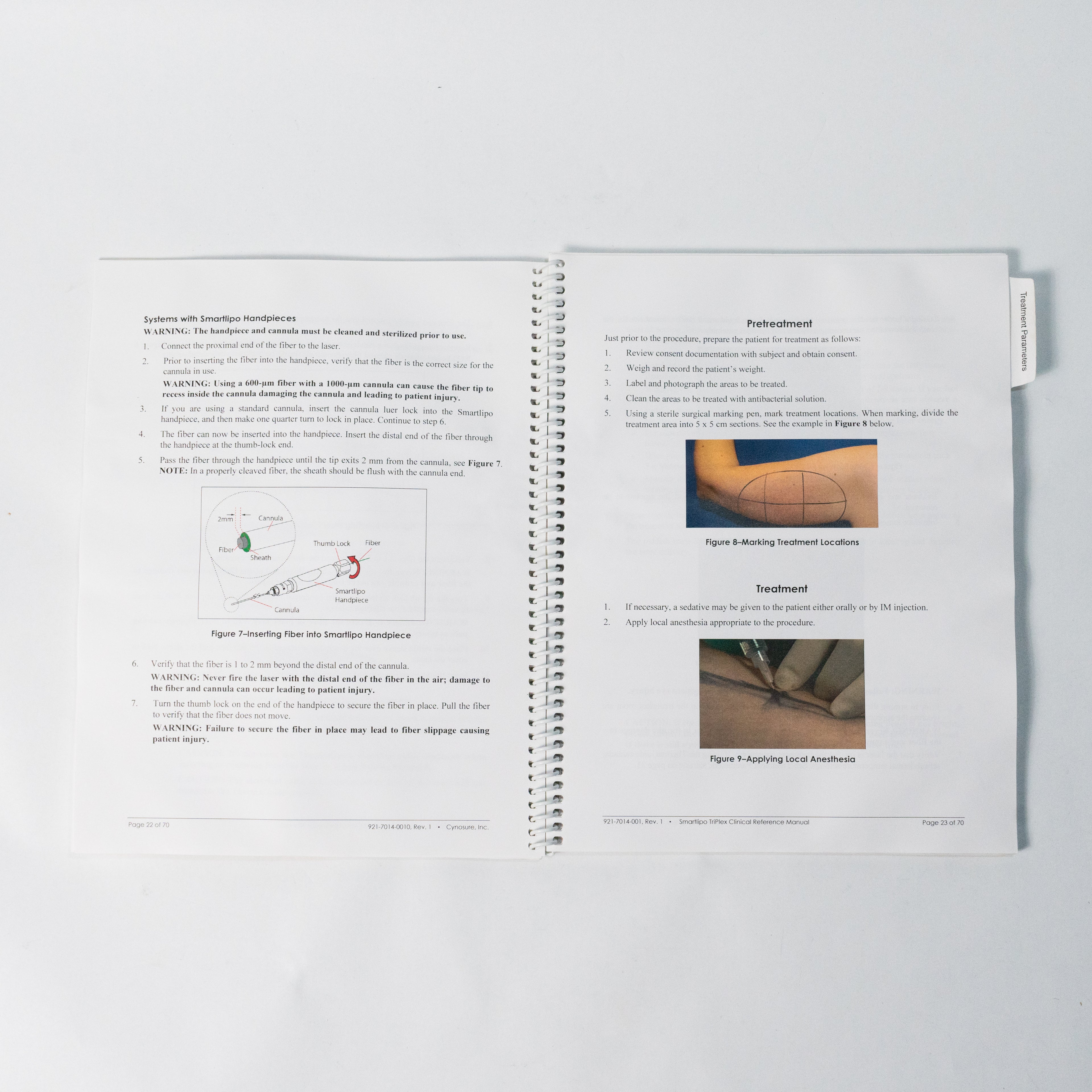 Cynosure SmartLipo Triplex Laser Clinical Reference Manual 912-7014-001