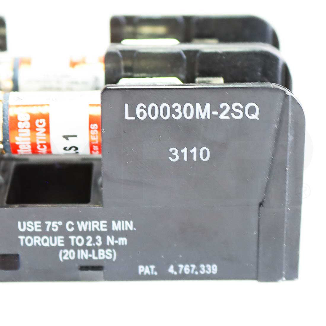 Cynosure PicoSure Fuse Block 30A 600V 2-Pole As-Is