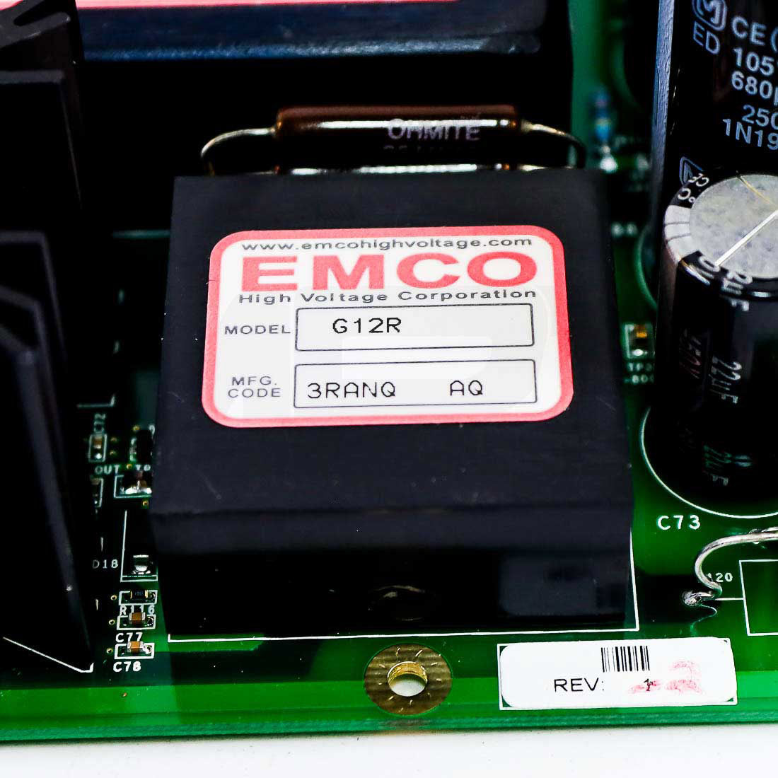 Cynosure PicoSure HVDC PCB (High Voltage DC Circuit Board) - AS-IS