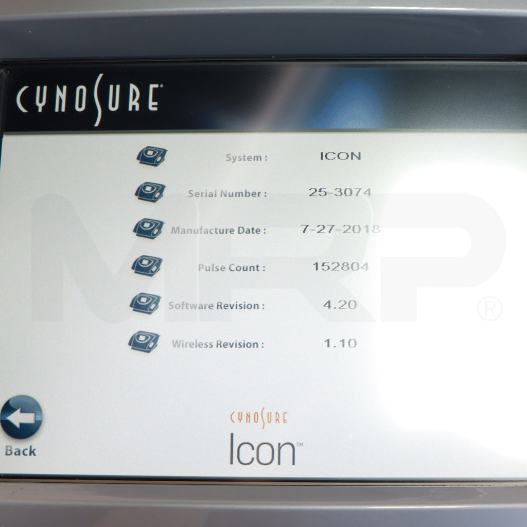 2018 Cynosure Palomar Icon IPL System