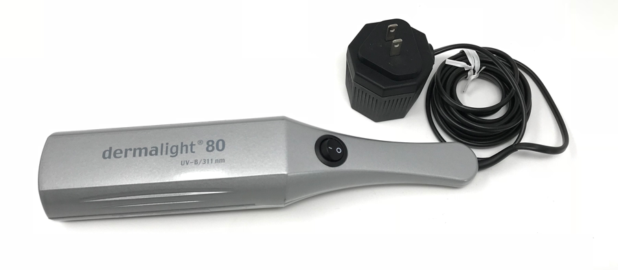 DERMALIGHT 80 Derma Light Psoracomb Narrowband UVB Phototherapy Device 311nm
