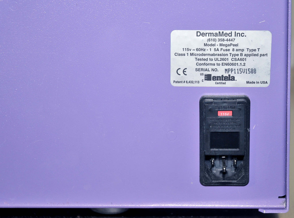 DermaMed MegaPeel Crystal Microdermabrasion Mega Peel Platinum Series