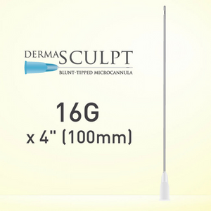 Dermasculpt Facial Graft Blunt Tip Microcannula 16G x 4” 100mm EO-B-008 20/Box