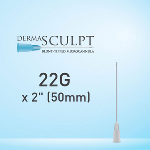 Dermasculpt Filler Injection Blunt Tip MicroCannula 22G x 2” (50mm) EO-B-007