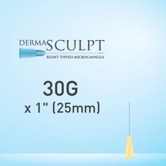 Dermasculpt Precise Facial Filler Microcannula 30G X 1” (25mm) EO-B-002