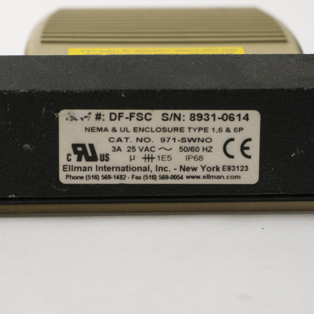 ELLMAN COAG / CUT Dual Foot Switch Pedal DF-FSC * SN: 8931-0614