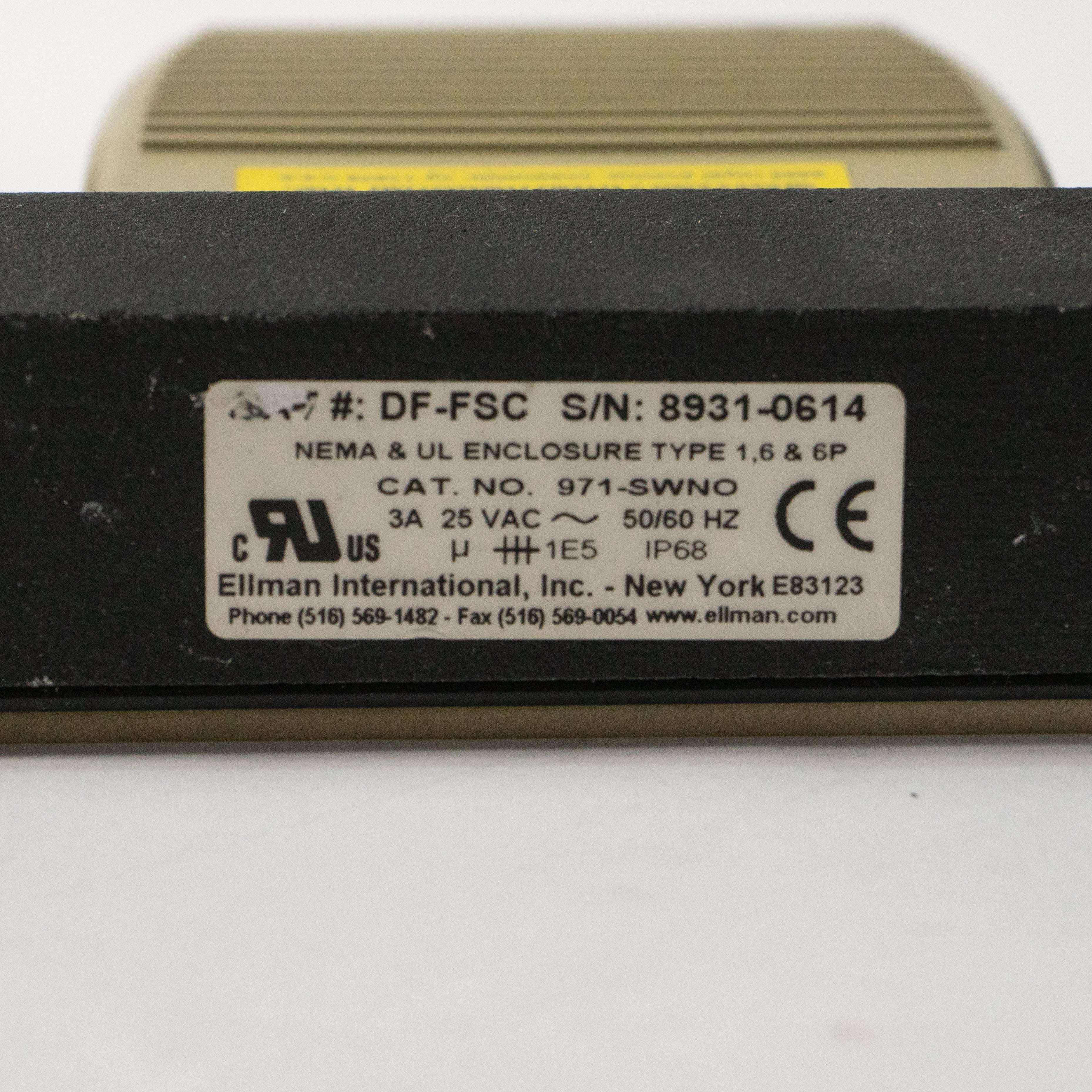 ELLMAN COAG / CUT Dual Foot Switch Pedal DF-FSC * SN: 8931-0614
