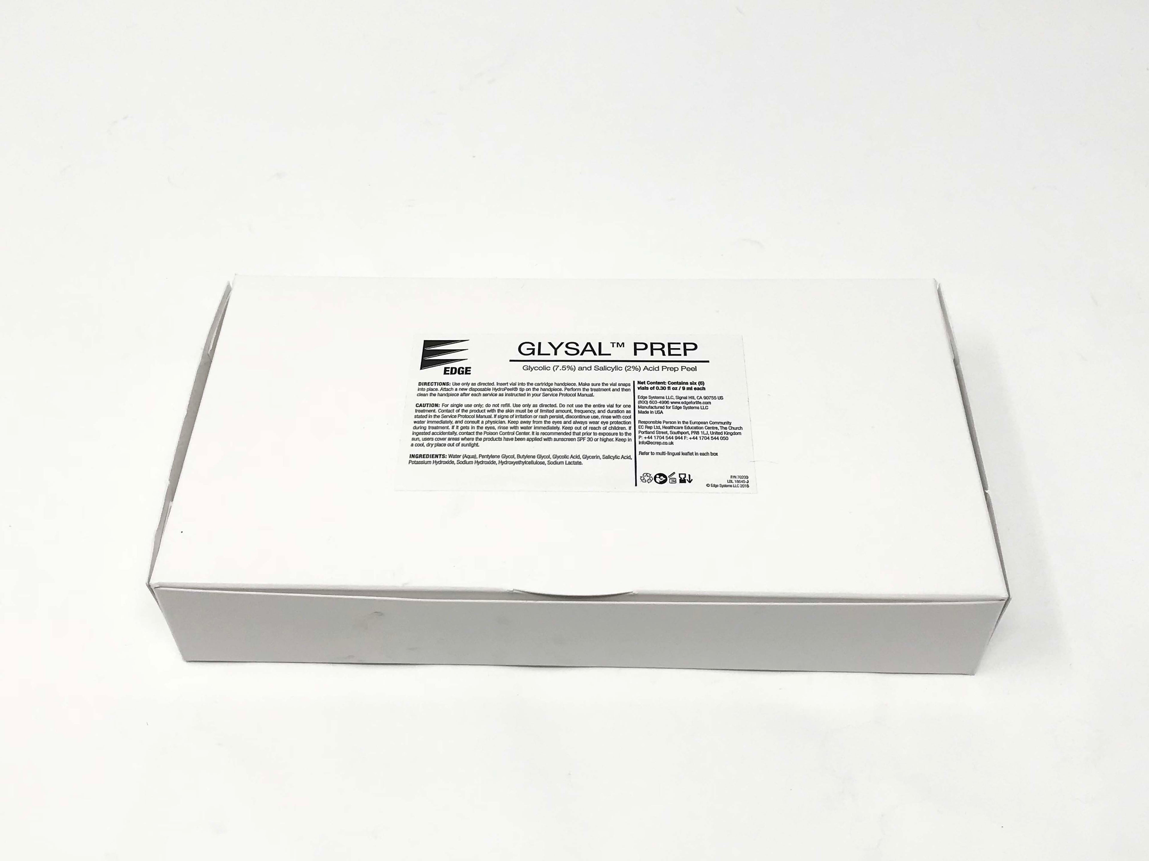Edge Systems Glysal Prep Hydrafacial Glycolic & Salicylic Acid Serum (5 Vials)