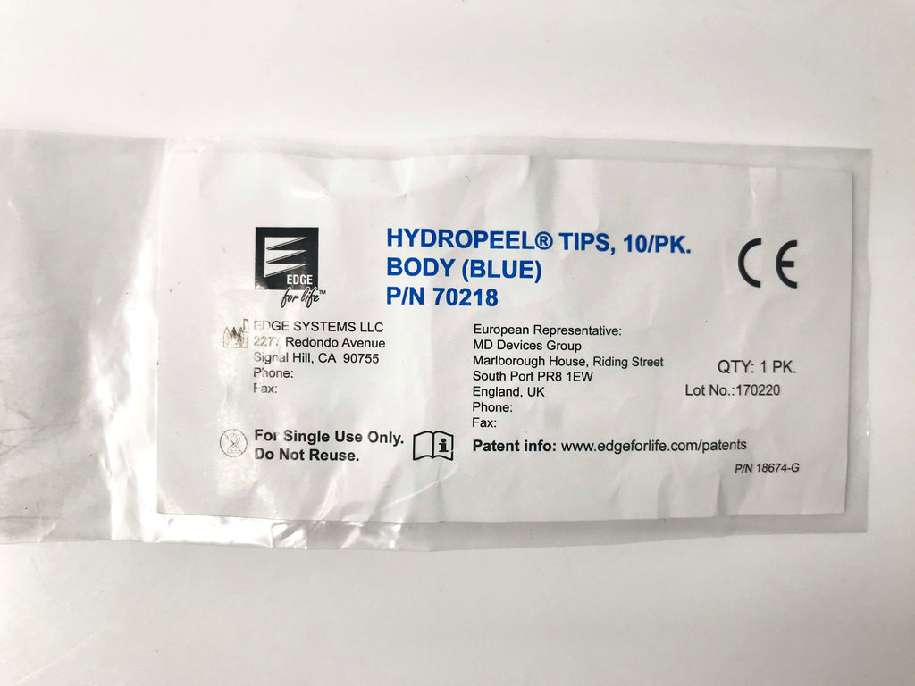 Edge Systems Hydropeel Blue Body Tips PN: 70218 - 10 Pack