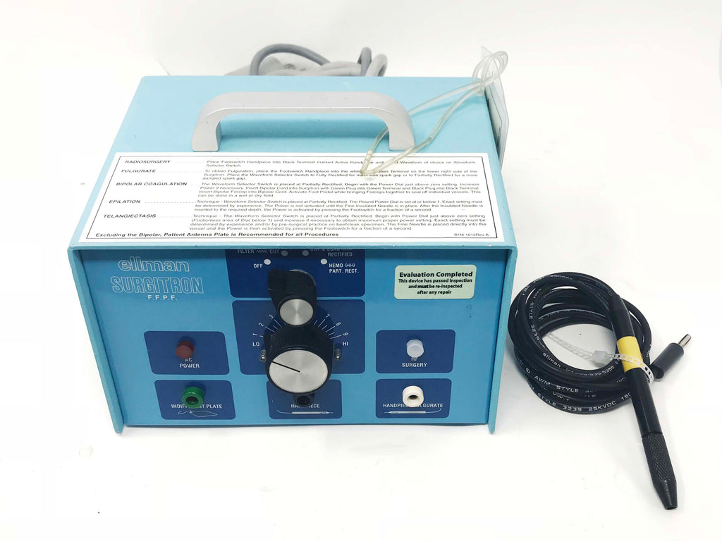 Ellman RF ESU Surgitron FFPF 140W Electrosurgical Generator w/ Metal Handpiece