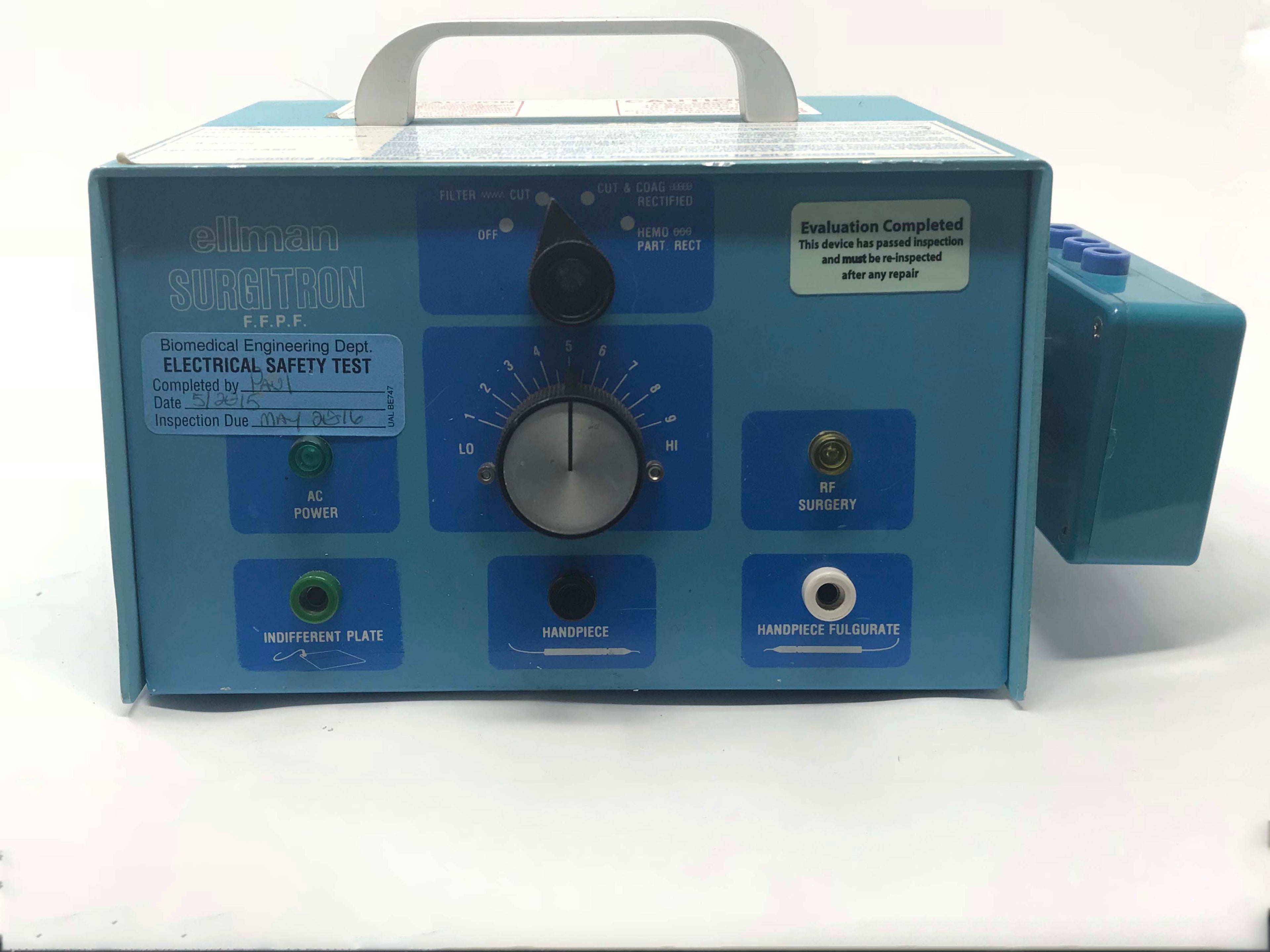 Ellman Surgitron FFPF ESU Electrosurgical Unit w/ Fingerswitch Adapter 154234 RF