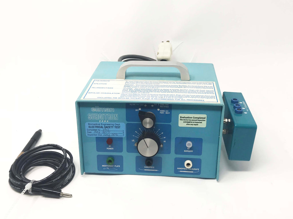 Ellman Surgitron FFPF RF Electrosurgical Generator ESU w/ Fingerswitch Adapter