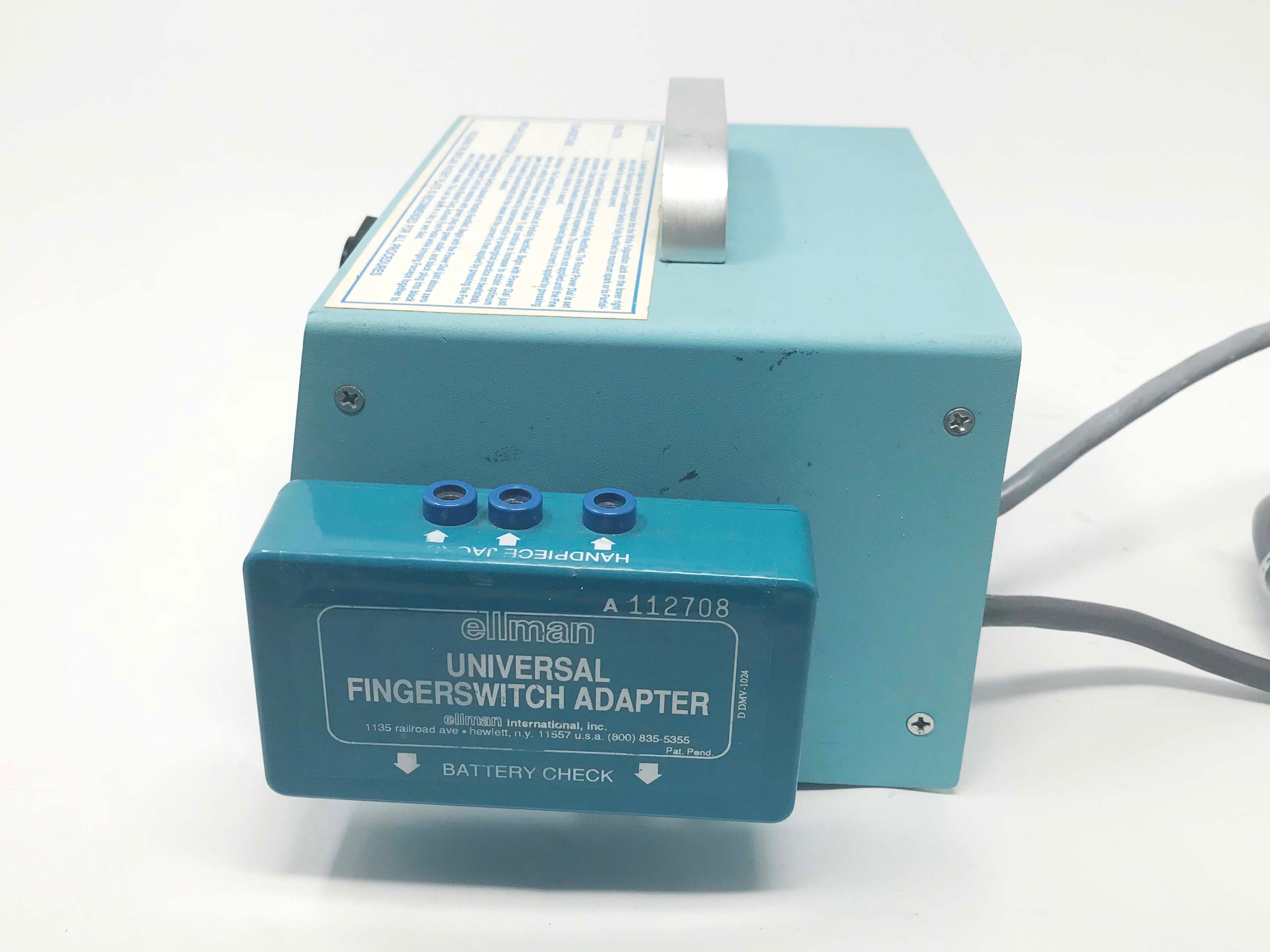 Ellman Surgitron FFPF RF Electrosurgical Generator ESU w/ Fingerswitch Adapter