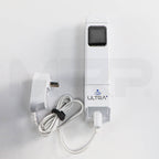 AMP ULTRA+ handheld device front with power adapter