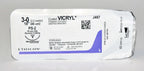 Ethicon 3-0 Coated VICRYL J497 Undyed Braided Reverse Cutting Suture LOT/8Pcs